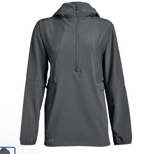 Under Armour Gray Hooded Pullover Jacket